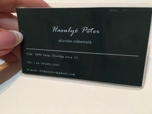 Névjegykártya készítés referenciáink