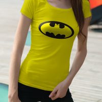 Egyedi nyomtatott póló Egyéb témában, (Batman) képpel/szöveggel.